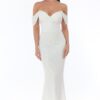 White-Iridescent-Strapless-bardot-Debs-Dress-Alila-Ireland