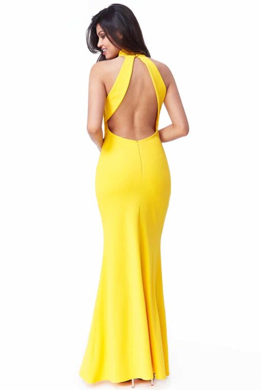 Yellow-Open-Low-Back-Debs-Dress-Alila-Ireland
