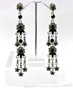 Black-grey-crystal-chandelier-earrings-Alila-Ireland