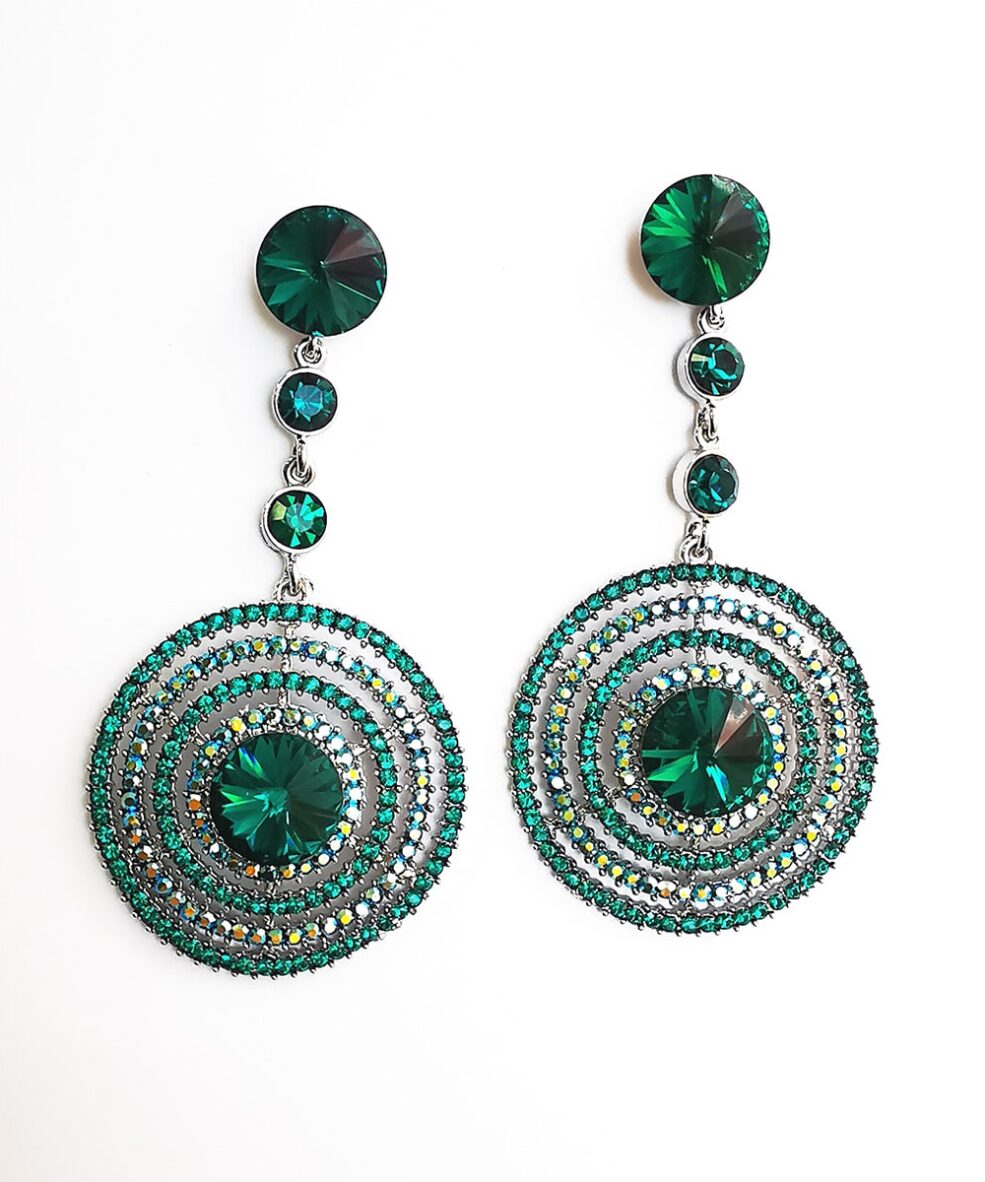 Emerald-Green-Circle-Drop-Earrings-Shop-Irish
