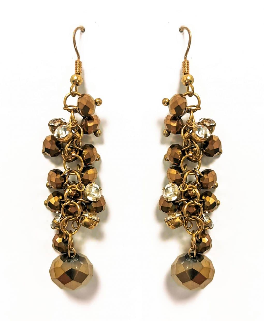 Gold-Bronze-bead-and-crystal-earrings-Alila