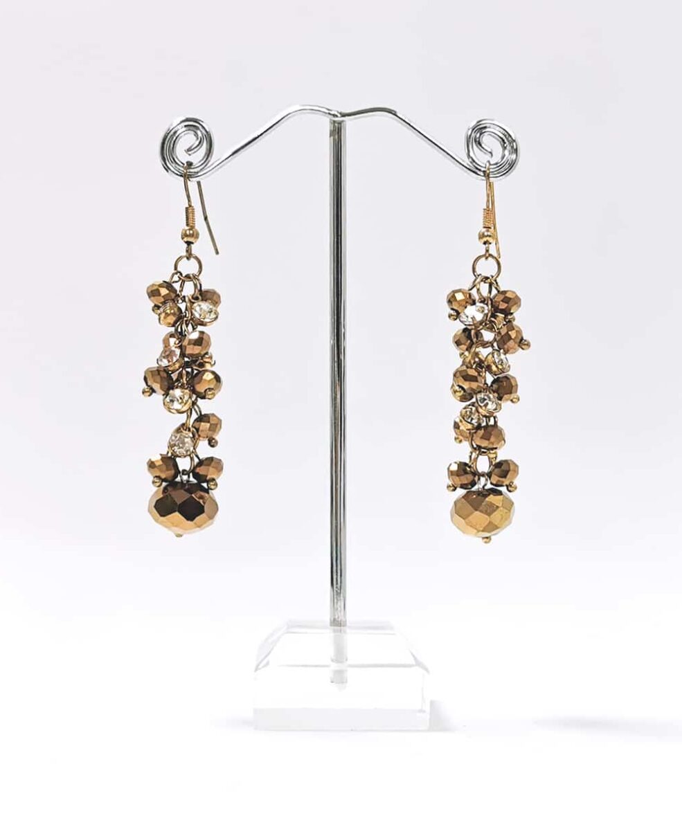 Gold-Bronze-bead-crystal-earrings-Alila