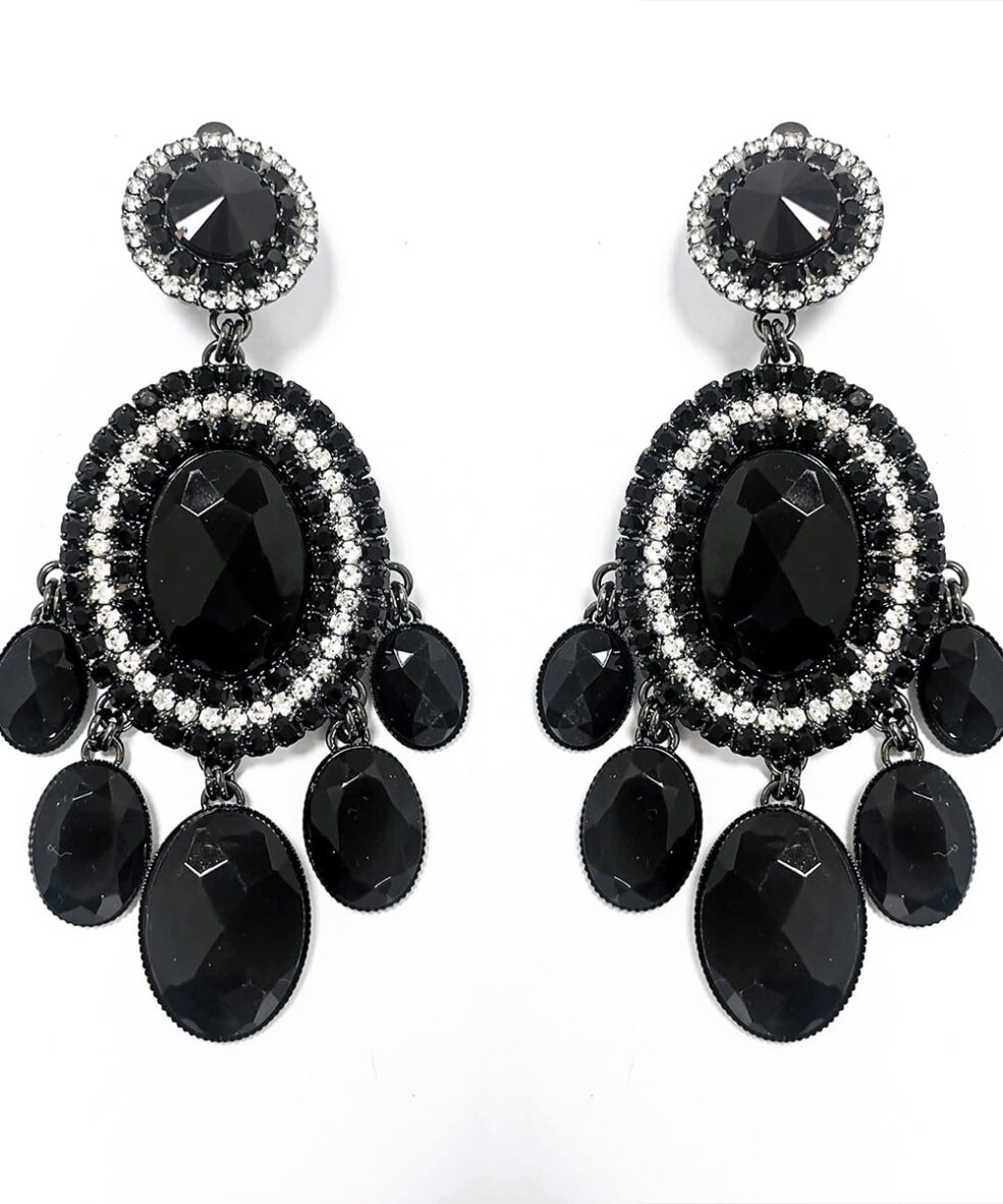 Large-Black-and-crystal-clip-on-earrings-Alila-Irish