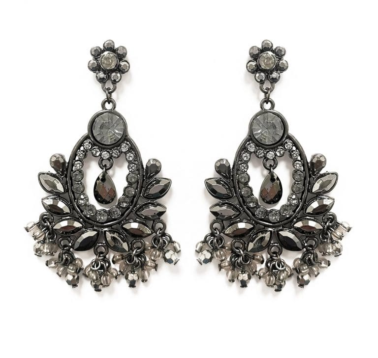 Vintage-style-grey-crystal-chandelier-earrings-Alila-Ireland